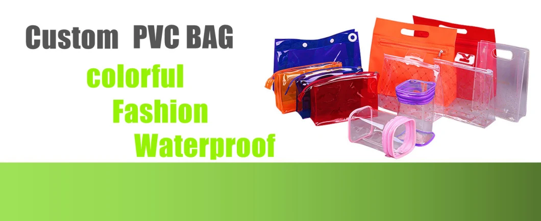 Manufacturer Custom Cheap Transparency PVC Cosmetic Makeup Bag Waterproof PVC Tote Bag for Travel