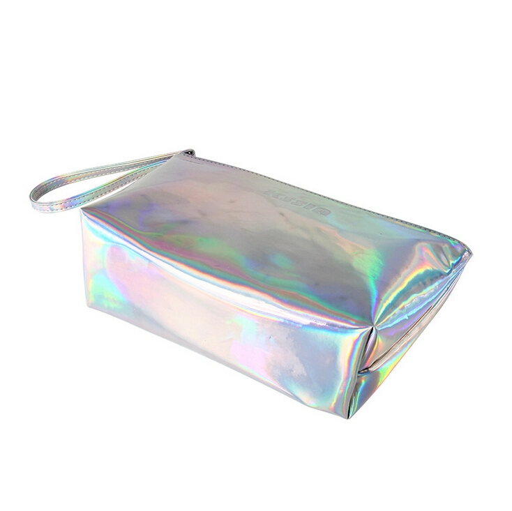 New Design Laser PVC Bag Cosmetic Pouch Shinning Make up Bag Toiletry Bag for Lady