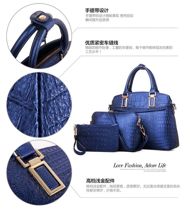 Wholesale Handbags Manufacturer, Oemodm Factory, Man-Made Leather Handbags PU PVC Handbag Fashion Lady Handbags Ladies Handbag