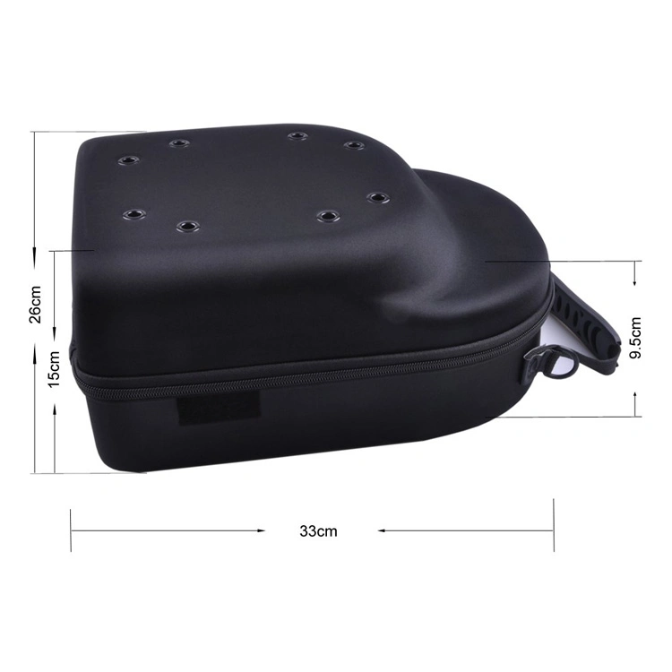 Black Waterproof Portable Hard EVA Sport Cap Carrier Case Baseball Hat Travel Bag Hat Box EVA Hat Cap Case Carrier Bag