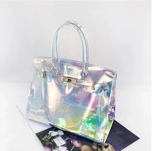 Wholesale Factory PVC Transparent Crossbody Bag Jelly Ladies Handbags