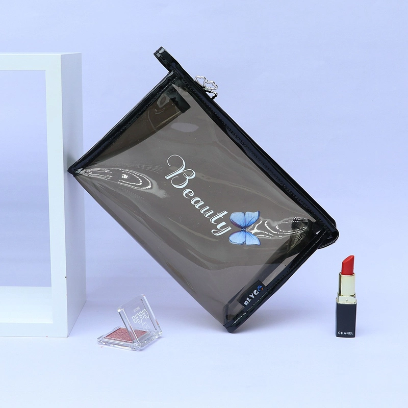 Custom Waterproof EVA Travel Makeup Bag PVC Transparent Cosmetic Zipper Bags