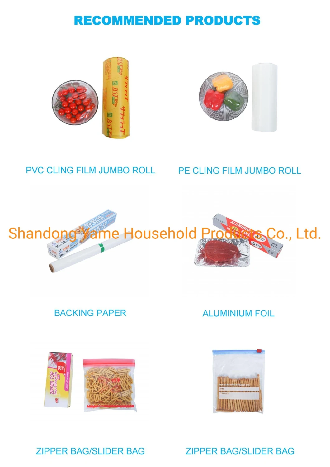 High Quality PEVA Storage Food Bags Standing Freezer Storage Bags with Zipper