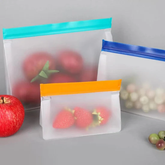 Reusable Washable PEVA Sandwich Snacks Storage Bags Food Ziplock Bag