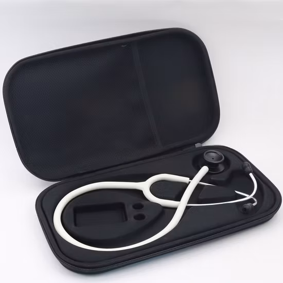 Zipper Carrying Hard Shell EVA Medical Stethoscope Shockproof Protective Storage Case Bag