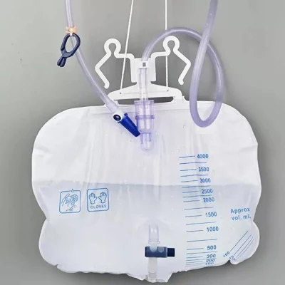 Conod Brand 4000ml Medical Grade PVC Material Disposable Urine Drainage Bag for Adult