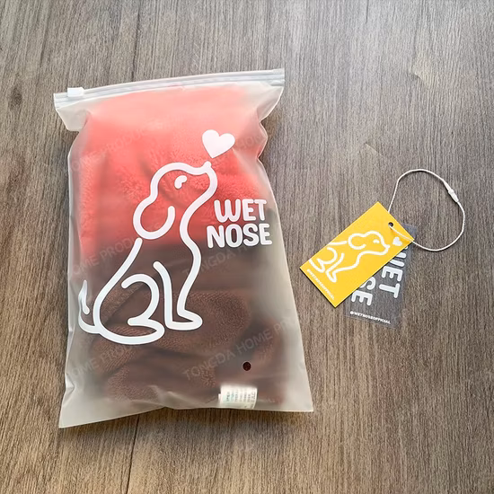 Wholesale Custom Frosted EVA Plastic Bag Zip Lock Bag Clothing Packaging Zipper Bags with Own Logo