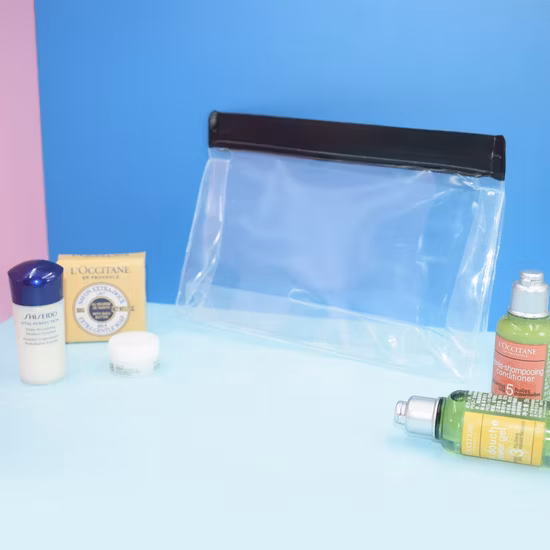 Corner Cut Zipper Stand up EVA Corner Cutting Bag Plastic Zipper Bag